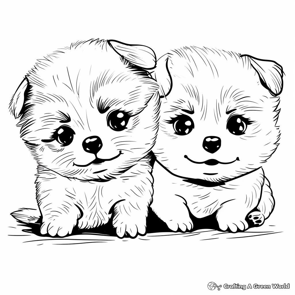 puppy coloring pages