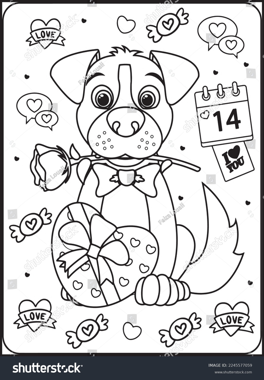 valentine coloring pages for preschool