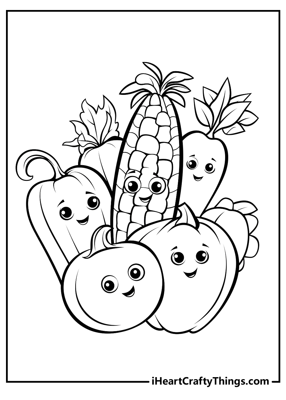 Vegetable Coloring Pages 15 Free Printables 