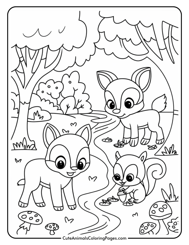 coloring animal pages