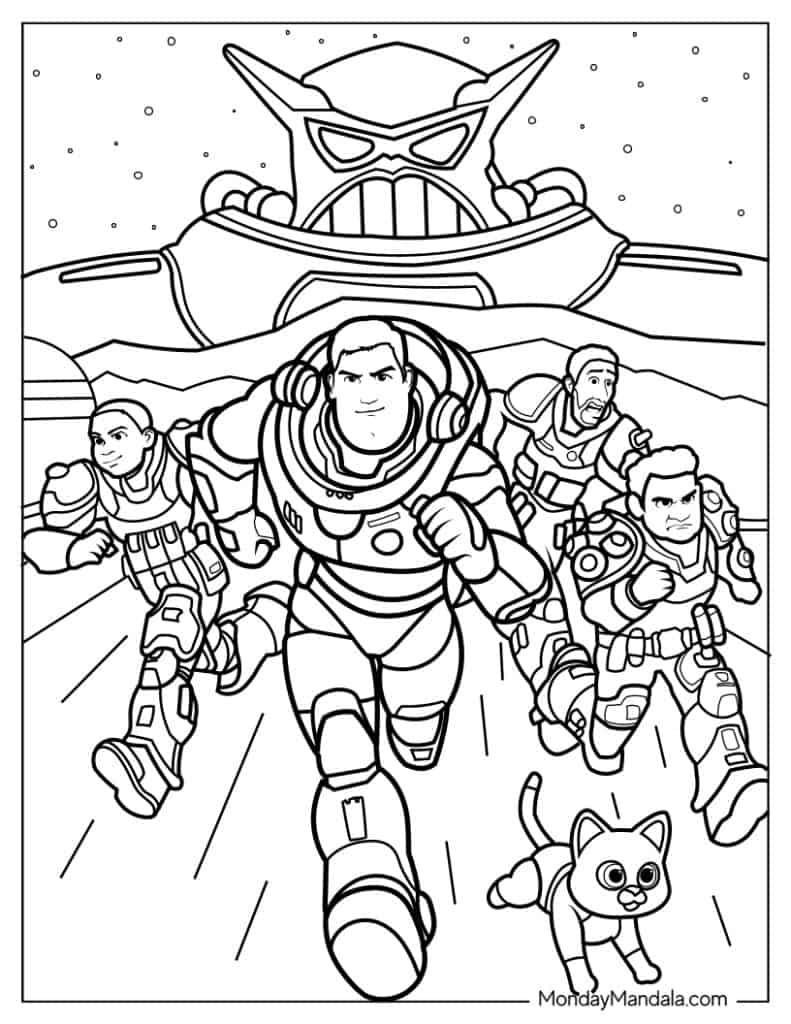 Woody Lightyear Toy Buzz Para Pintar 20 Buzz Lightyear Coloring Pages Free PDF Printables