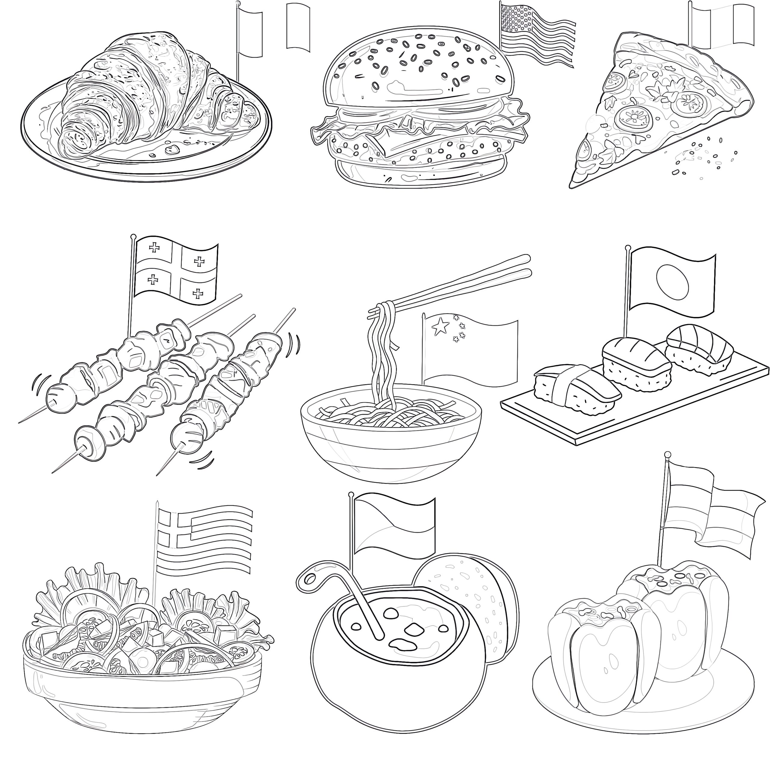 food coloring page
